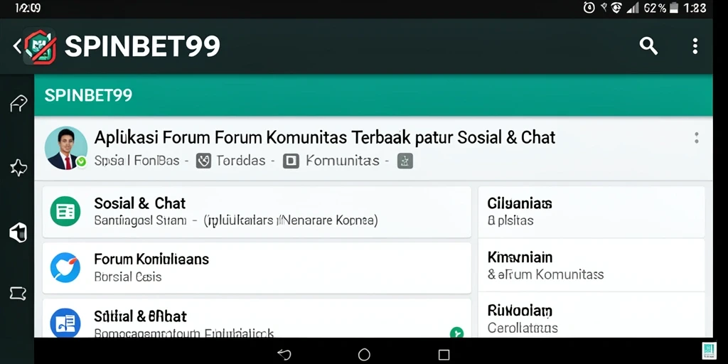 Antarmuka pengguna SPINBET99 untuk forum komunitas yang interaktif.